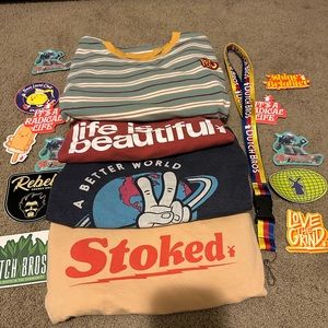 Dutch Bros Bundle (shirts, stickers, lanyard)